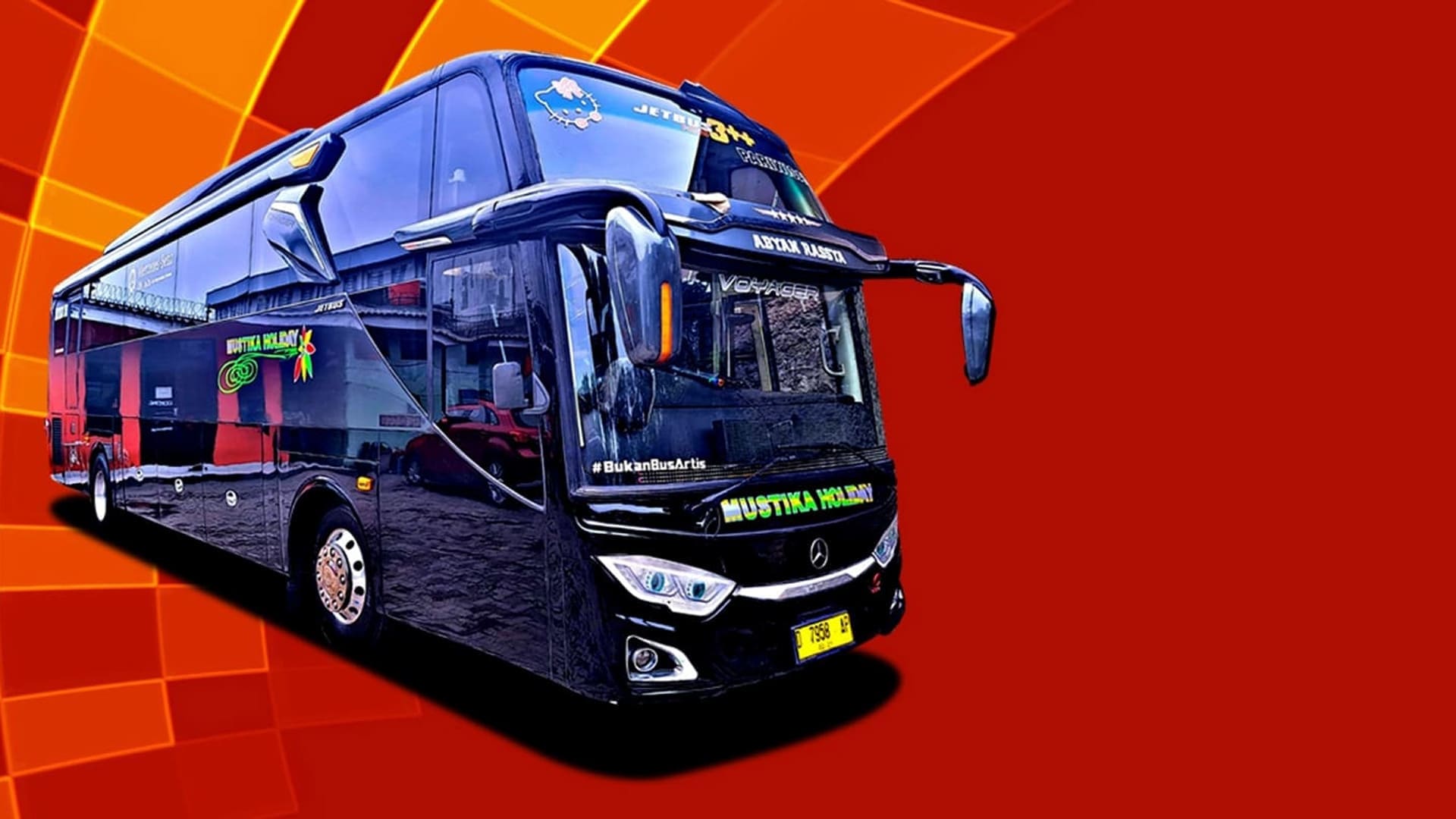 sewa bus pariwisata 30 seats toilet smoking room dan legrest